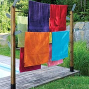 etendoir a linge en bois - burger